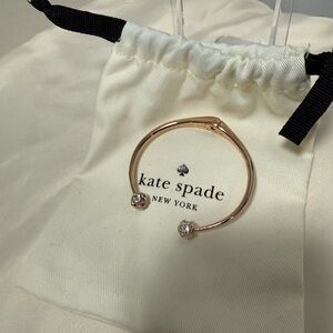 Kate Spade Rose Gold Lady Marmalade Hinged Bracelet